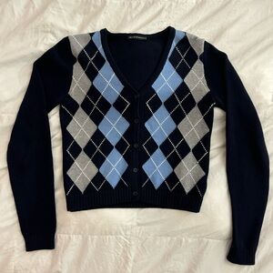 Brandy Melville Elizabeth Argyle Sweater